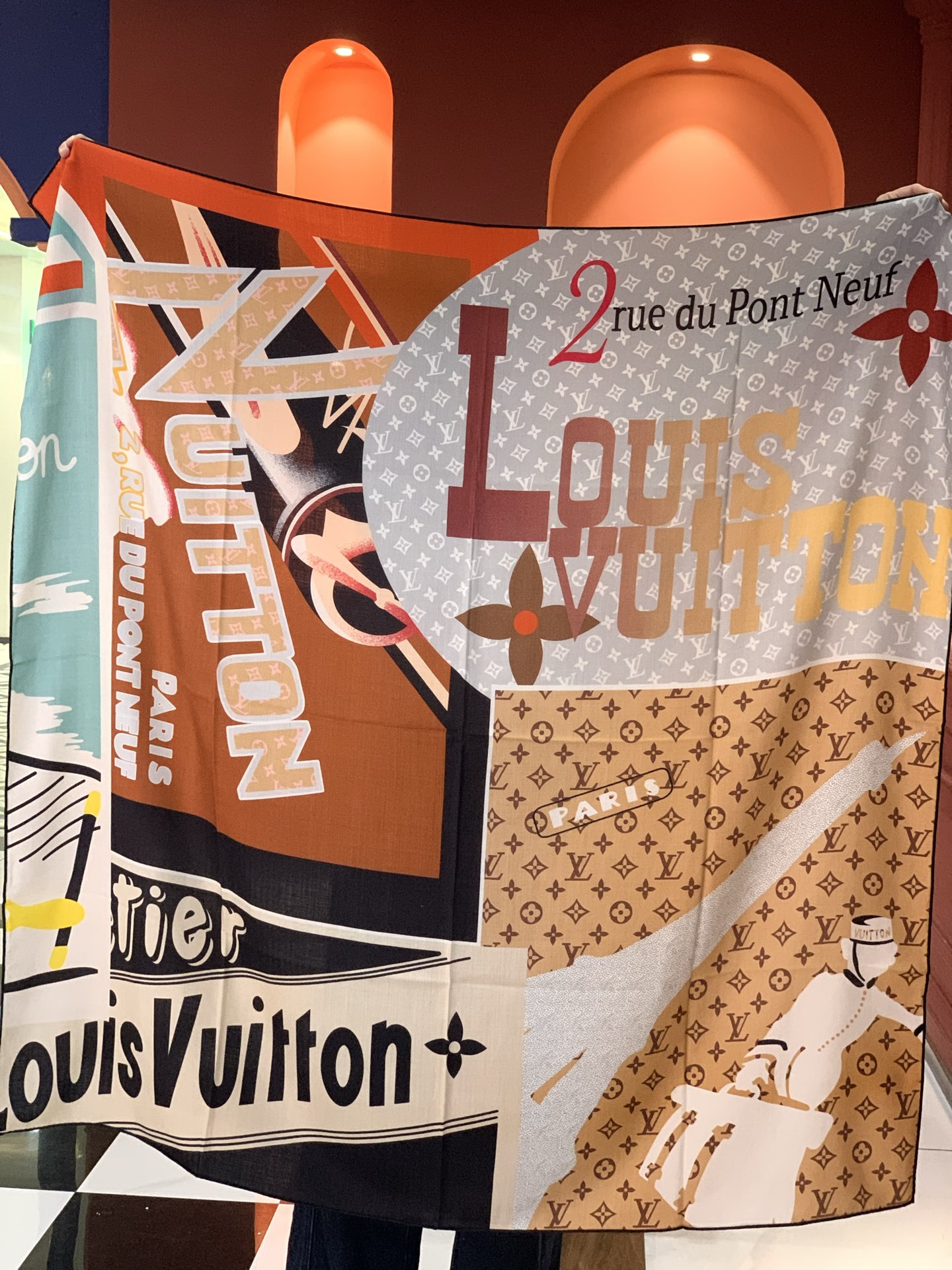 JARDIN DES PLANTES 140双面丝绒～【LV秋冬新品】Jardin Des Plante