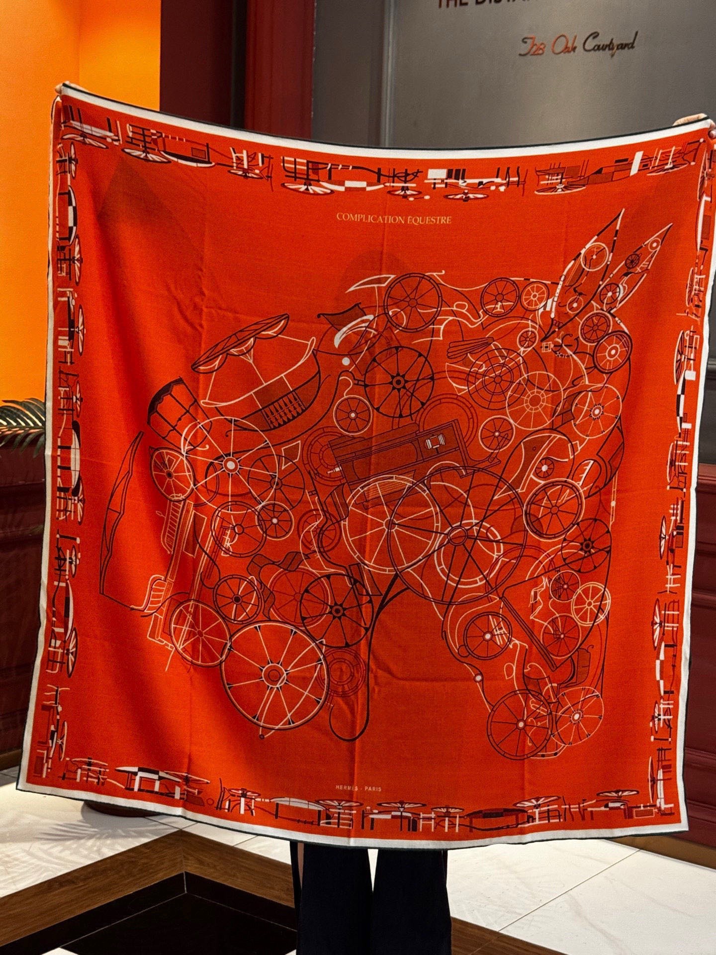 ✨✨HERMES 牛逼爆款 双面同色【马术的错综交叠140】【绝对顶级品质】💣超值回馈🎀绝对会尖叫的专柜