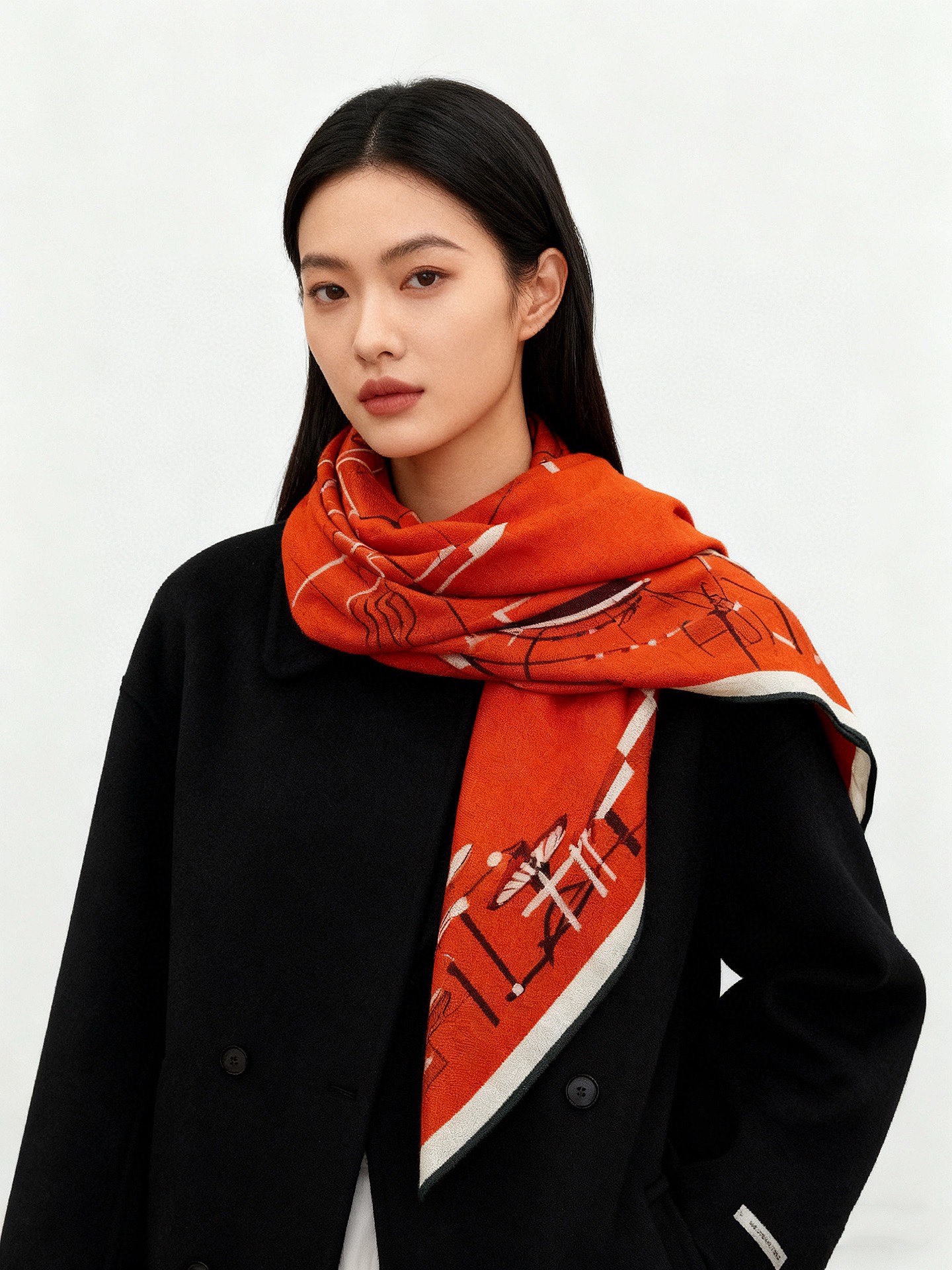 ✨✨HERMES 牛逼爆款 双面同色【马术的错综交叠140】【绝对顶级品质】💣超值回馈🎀绝对会尖叫的专柜