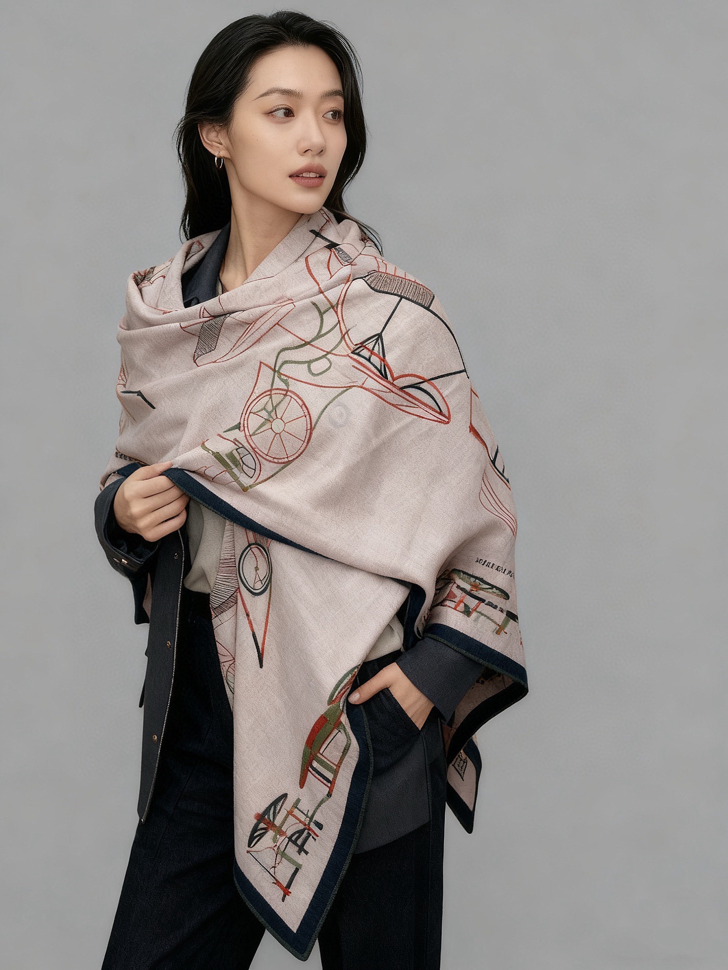 ✨✨HERMES 牛逼爆款 双面同色【马术的错综交叠140】【绝对顶级品质】💣超值回馈🎀绝对会尖叫的专柜