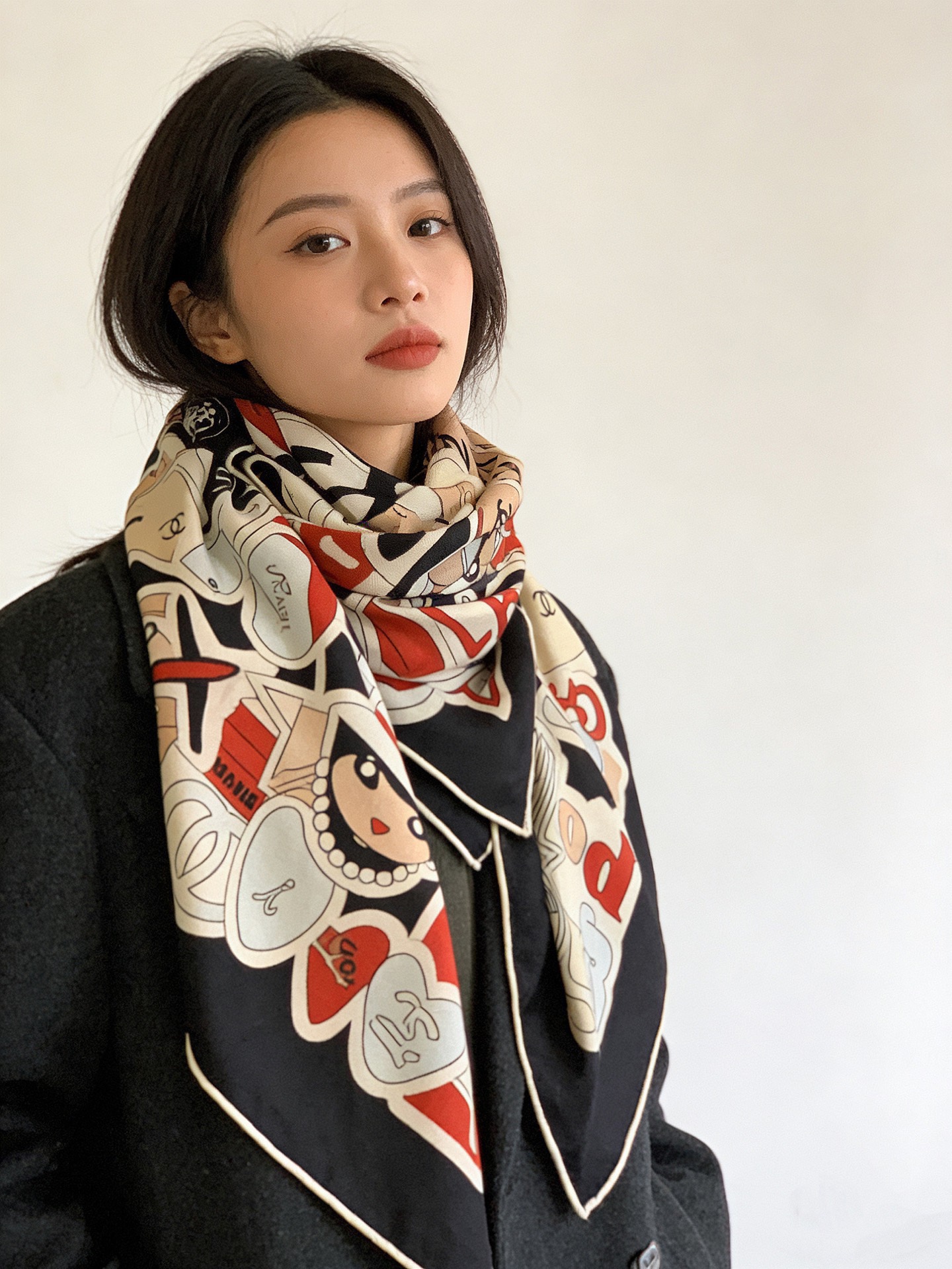 Scarf（围巾） Style Scarf Lookbook Reference image 1