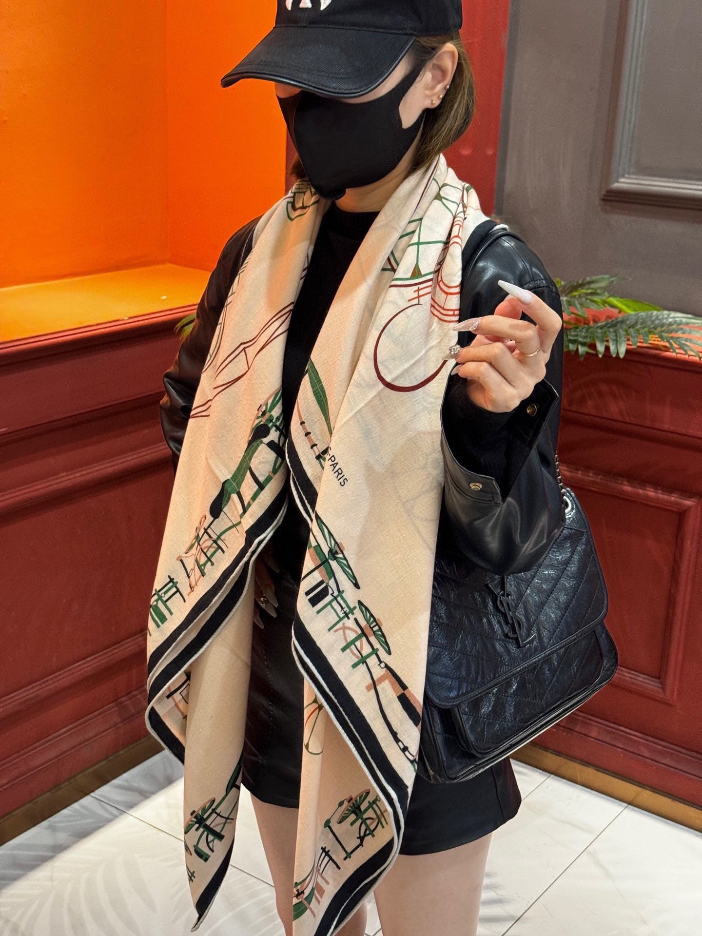 Scarf Style Leather Scarf Other Scarf detail image 3 from source 779532