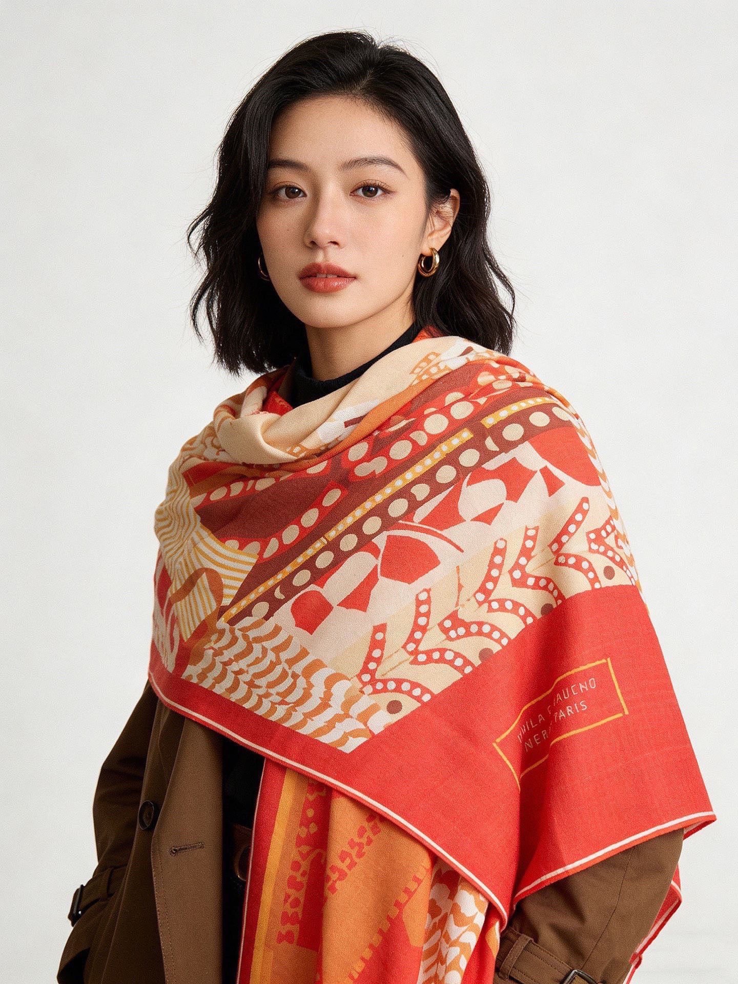 Scarf（围巾） Style Scarf Lookbook Reference image 1