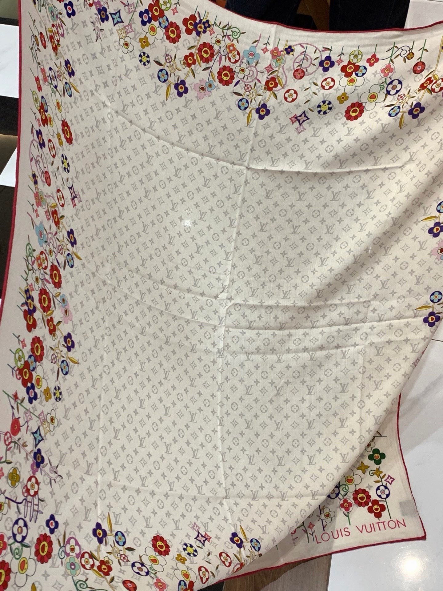 MONOGRAM INFINITY 140丝绒方巾【140顶级丝绒双面同色】Monogram Infin