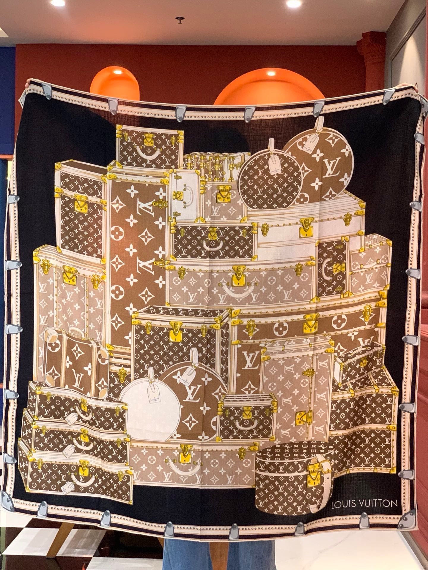 MY NEVERFULL 140丝绒方巾【140顶级丝绒双面同色】My Neverfull 丝绒方巾回溯