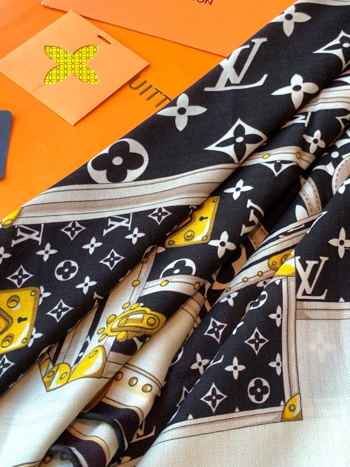 MY NEVERFULL 140丝绒方巾【140顶级丝绒双面同色】My Neverfull 丝绒方巾回溯