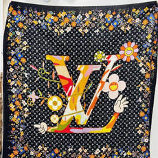 LV x TM SUPERFLAT FLOWERS 140 披肩【140顶级丝绒双面同色印花】LV x LV x TM SUPERFLAT FLOWERS 140 披肩【140顶级丝绒双面同色印花】LV x