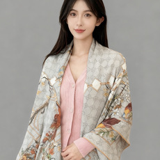 Gucci新款方巾 Gucci动物和花卉印花品牌典藏图案在与全新醒目印花的衬托下熠熠生辉。这款方巾匠心缀 Gucci新款方巾 Gucci动物和花卉印花品牌典藏图案在与全新醒目印花的衬托下熠熠生辉。这款方巾匠心缀