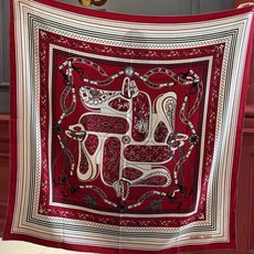 上新💕。丝绒方巾 【爱马仕春夏 亚马逊的庆典 Bandana,佩斯利花纹,生机勃勃的图案】(双面同色方巾 上新💕。丝绒方巾 【爱马仕春夏 亚马逊的庆典 Bandana,佩斯利花纹,生机勃勃的图案】(双面同色方巾