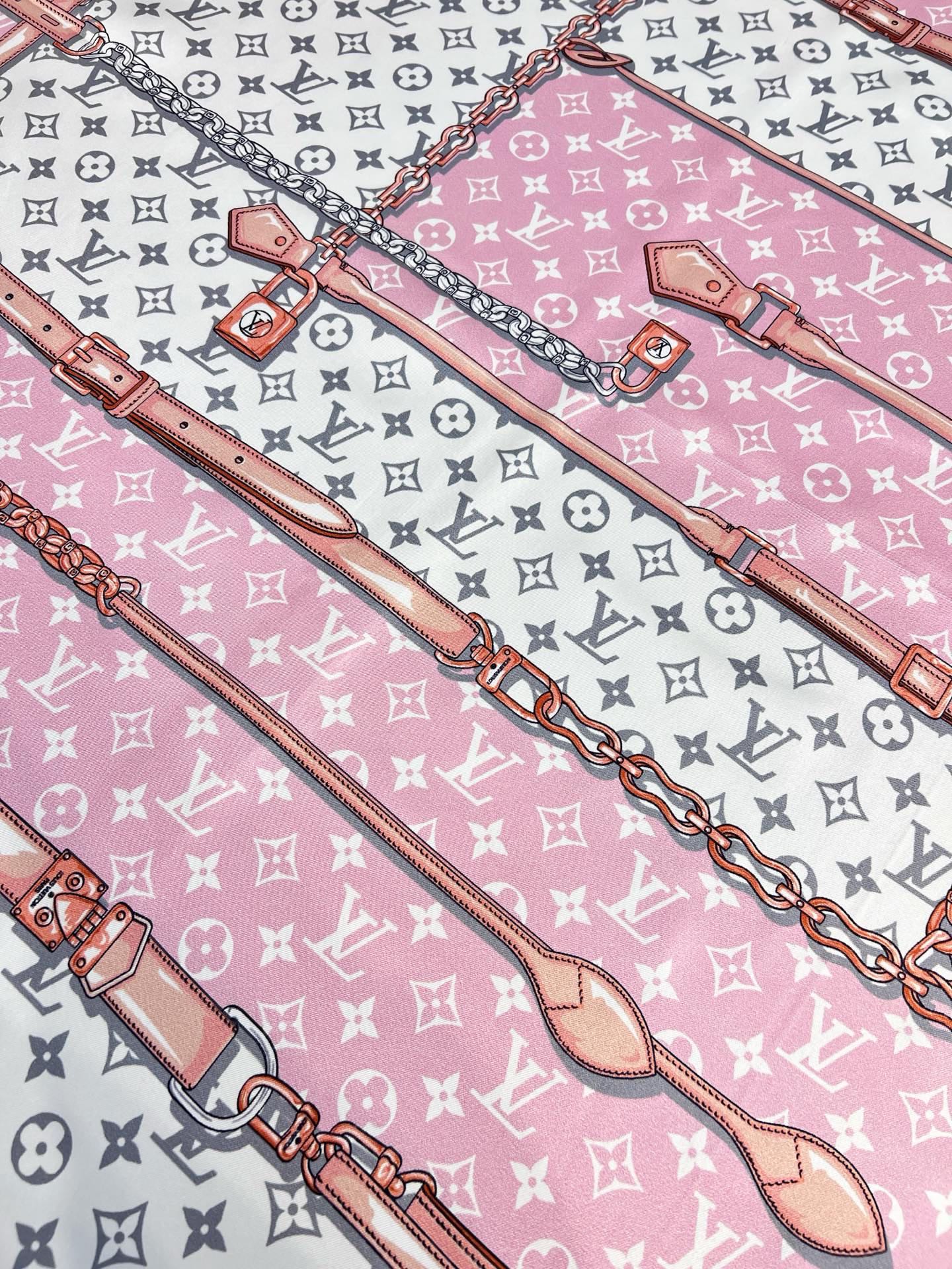 MONOGRAM CONFIDENTIAL 方巾【18mm顶级真丝双面同色丝巾】Monogram Con