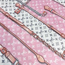 MONOGRAM CONFIDENTIAL 方巾【18mm顶级真丝双面同色丝巾】Monogram Con MONOGRAM CONFIDENTIAL 方巾【18mm顶级真丝双面同色丝巾】Monogram Con