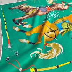 “纵意驰骋”90方巾-Hermes 丝巾名称:纵意驰骋设计师:Thibaut Rassat尺寸:88.5 “纵意驰骋”90方巾-Hermes 丝巾名称:纵意驰骋设计师:Thibaut Rassat尺寸:88.5