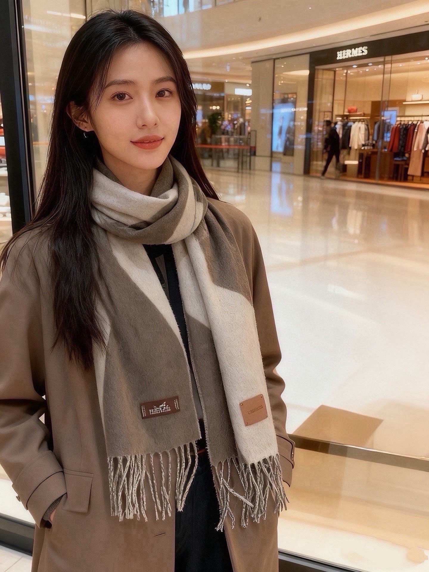 ✨✨太美了😍 爱马仕 情侣款 美到要尖叫😱专柜最新款🎊英伦欧美范儿「多色渐变」又是一款即时尚又实用的大围