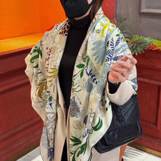 羊绒新款🆕👏买了都说好看‼️推荐💕爱马仕双面同色羊绒方巾,【奇珍乐园双面同色140】顶级工艺超值‼️爱马仕专柜爆款🎁💟立 羊绒新款🆕👏买了都说好看‼️推荐💕爱马仕双面同色羊绒方巾,【奇珍乐园双面同色140】顶级工艺超值‼️爱马仕专柜爆款🎁💟立