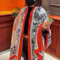 会发光发亮的围巾 羊绒新款🆕👏买了都说好看‼️推荐💕爱马仕羊绒方巾,顶级工艺超值‼️爱马仕专柜爆款🎁💟立体呈现图案纹路实 会发光发亮的围巾 羊绒新款🆕👏买了都说好看‼️推荐💕爱马仕羊绒方巾,顶级工艺超值‼️爱马仕专柜爆款🎁💟立体呈现图案纹路实