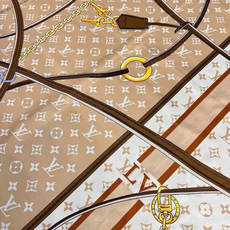 STRAP AND TRUNK SQUARE 90方巾 StraP And Trunk Square 方巾致敬品牌制箱传 STRAP AND TRUNK SQUARE 90方巾 StraP And Trunk Square 方巾致敬品牌制箱传