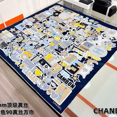 Chanel ~26c 【18mm顶级真丝双面同色】 Coco小姐、卡通图案与蝴蝶结🎀的结合设计 充满活力与朝气时尚感满 Chanel ~26c 【18mm顶级真丝双面同色】 Coco小姐、卡通图案与蝴蝶结🎀的结合设计 充满活力与朝气时尚感满