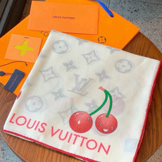 LV X TM MONOGRAM CERISE 140丝绒方巾 【140双面丝绒同色】 LV × TM Monogram LV X TM MONOGRAM CERISE 140丝绒方巾 【140双面丝绒同色】 LV × TM Monogram
