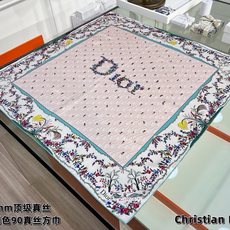 Dioramour 印花方巾 90 厘米蓝色桑蚕丝斜纹面料多色 Revolution Flowers 图案 Revolu Dioramour 印花方巾 90 厘米蓝色桑蚕丝斜纹面料多色 Revolution Flowers 图案 Revolu