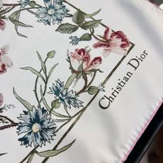 Dior 双面印花方巾 90 厘米白色桑蚕丝斜纹面料多色 Lumiere de Rose 图案 这款方巾饰以柔和精致的 Dior 双面印花方巾 90 厘米白色桑蚕丝斜纹面料多色 Lumiere de Rose 图案 这款方巾饰以柔和精致的