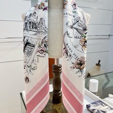 Dior 双面印花方巾 90 厘米白色和蓝色桑蚕丝斜纹面料 Souvenir de Rome图案 这款方巾饰以彼得罗•鲁 Dior 双面印花方巾 90 厘米白色和蓝色桑蚕丝斜纹面料 Souvenir de Rome图案 这款方巾饰以彼得罗•鲁