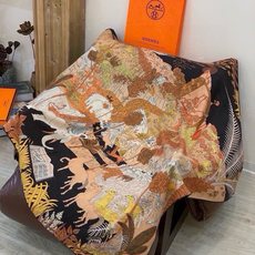爱马仕~秋冬搭配利器❗️顶级双面同色真丝羊绒披肩!!1条等于2条】点睛精彩,图案和配色都超级喜欢,又一款双面配色工艺设计 爱马仕~秋冬搭配利器❗️顶级双面同色真丝羊绒披肩!!1条等于2条】点睛精彩,图案和配色都超级喜欢,又一款双面配色工艺设计
