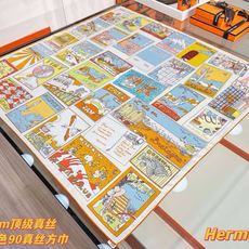 “乐享天地”90方巾-Hermes 丝巾名称:乐享天地 设计师:BaPtiste Virot 尺寸:88.5 ×88. “乐享天地”90方巾-Hermes 丝巾名称:乐享天地 设计师:BaPtiste Virot 尺寸:88.5 ×88.