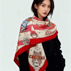 “星辰合唱曲”140丝绒双面同色披肩 手工卷边丝绒方巾(30%桑蚕丝70%羊绒) 这款经典单品展现强大而迷人的女性魅力精 “星辰合唱曲”140丝绒双面同色披肩 手工卷边丝绒方巾(30%桑蚕丝70%羊绒) 这款经典单品展现强大而迷人的女性魅力精