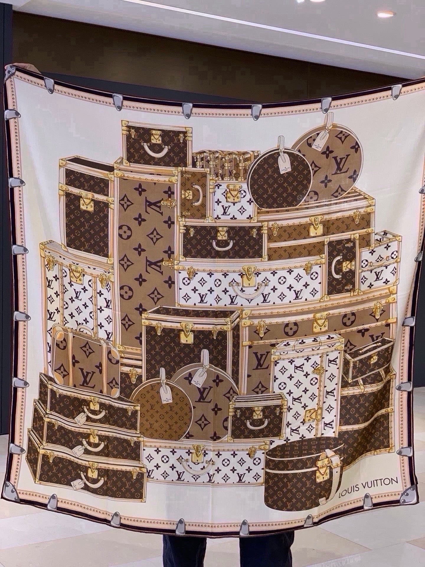 MY NEVERFULL 140丝绒方巾 【140顶级丝绒双面同色】 My Neverfull 丝绒方巾回溯 Never