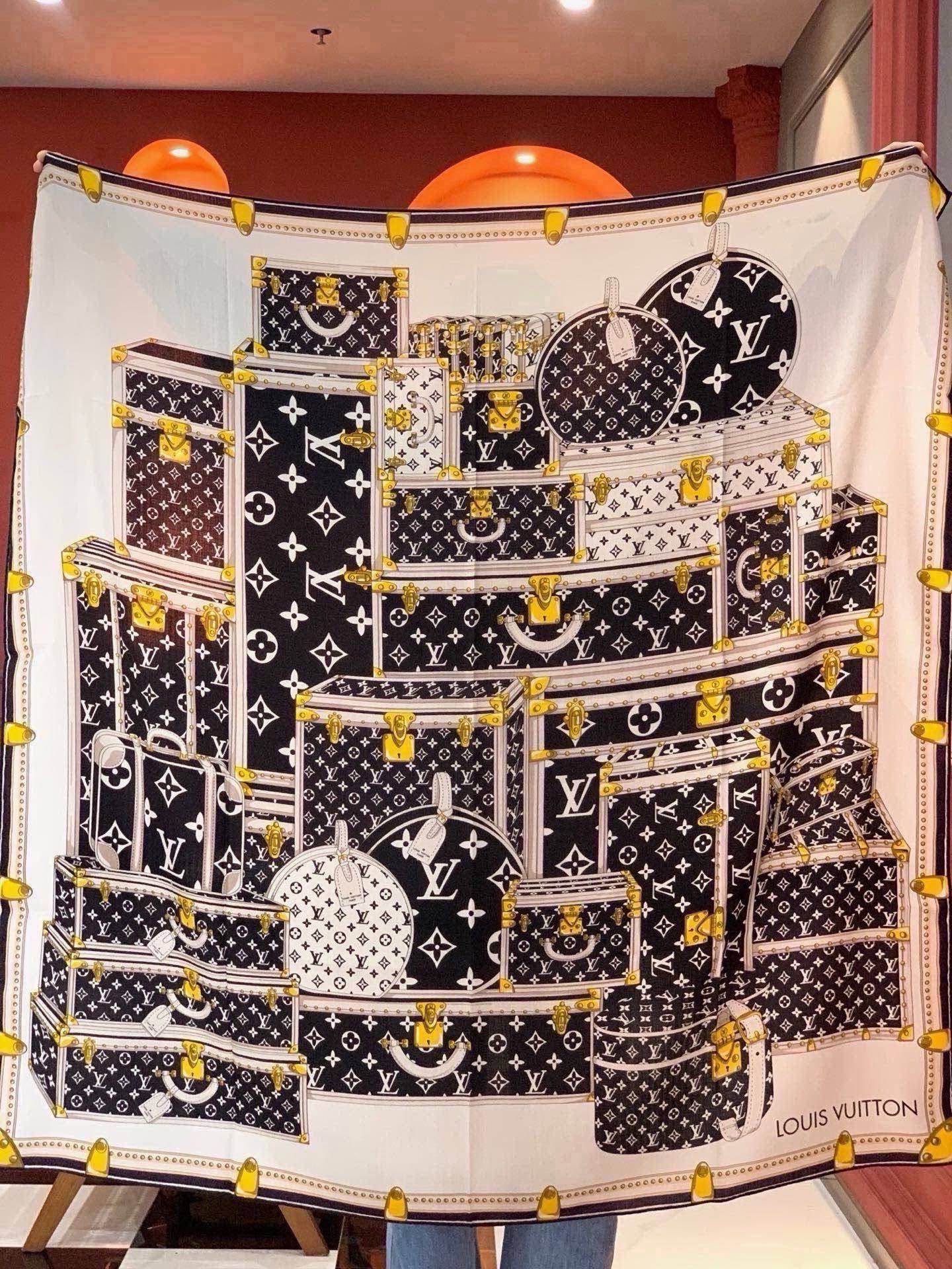 MY NEVERFULL 140丝绒方巾 【140顶级丝绒双面同色】 My Neverfull 丝绒方巾回溯 Never
