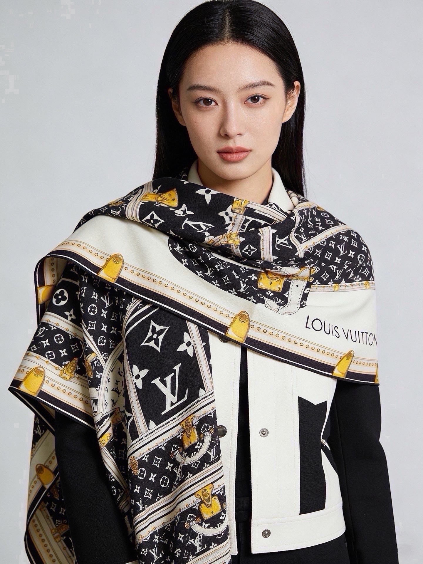 MY NEVERFULL 140丝绒方巾 【140顶级丝绒双面同色】 My Neverfull 丝绒方巾回溯 Never