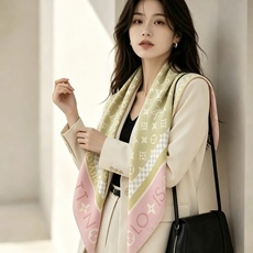 MONOGRAM SILHOUETTE 90双面丝巾 Monogram Silhouette 方巾为华美桑蚕丝融入 Mo MONOGRAM SILHOUETTE 90双面丝巾 Monogram Silhouette 方巾为华美桑蚕丝融入 Mo