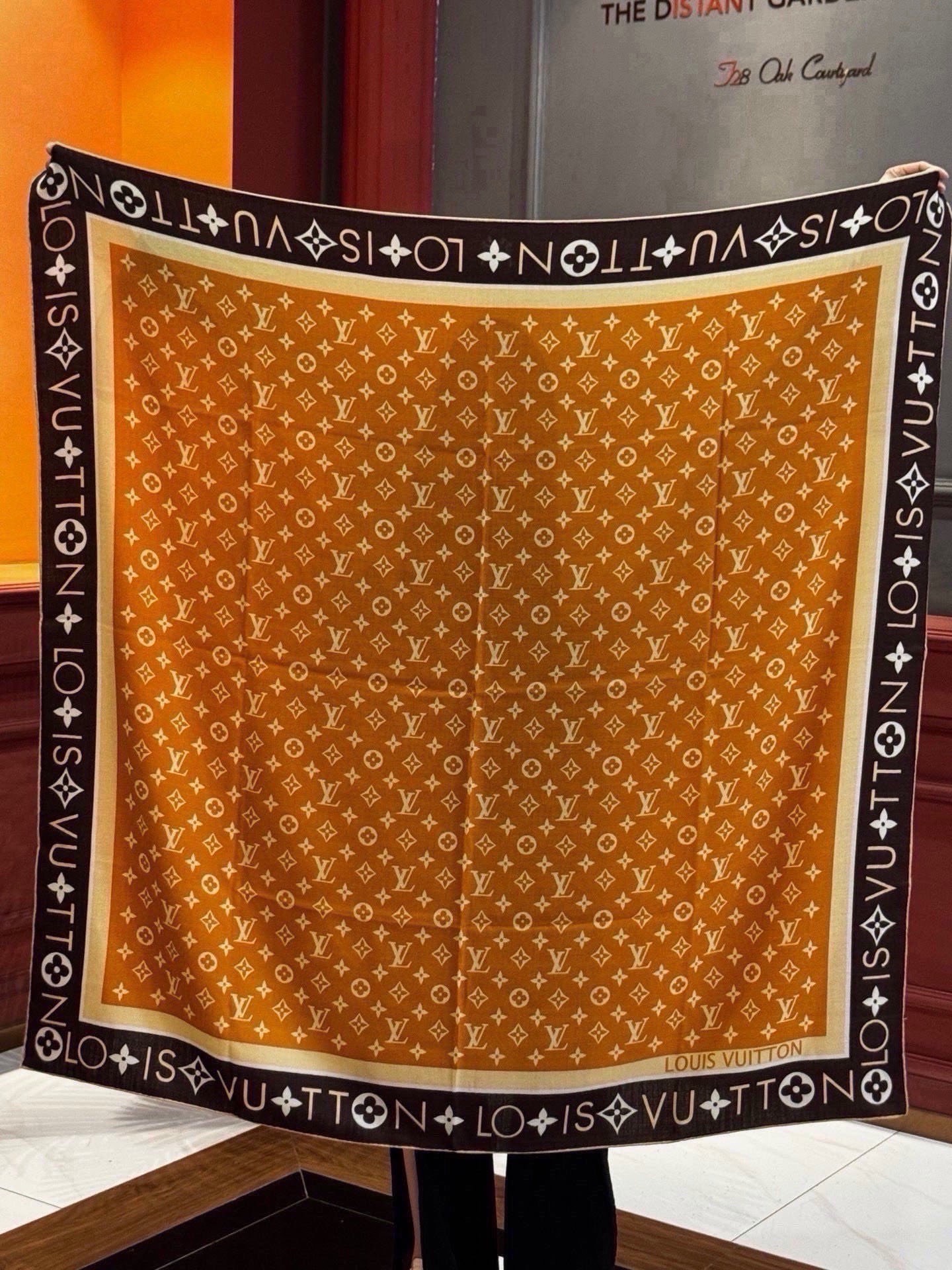 🆕   MONOGRAM INFINITY 140丝绒方巾 【140顶级丝绒双面同色】 Monogram Infinit