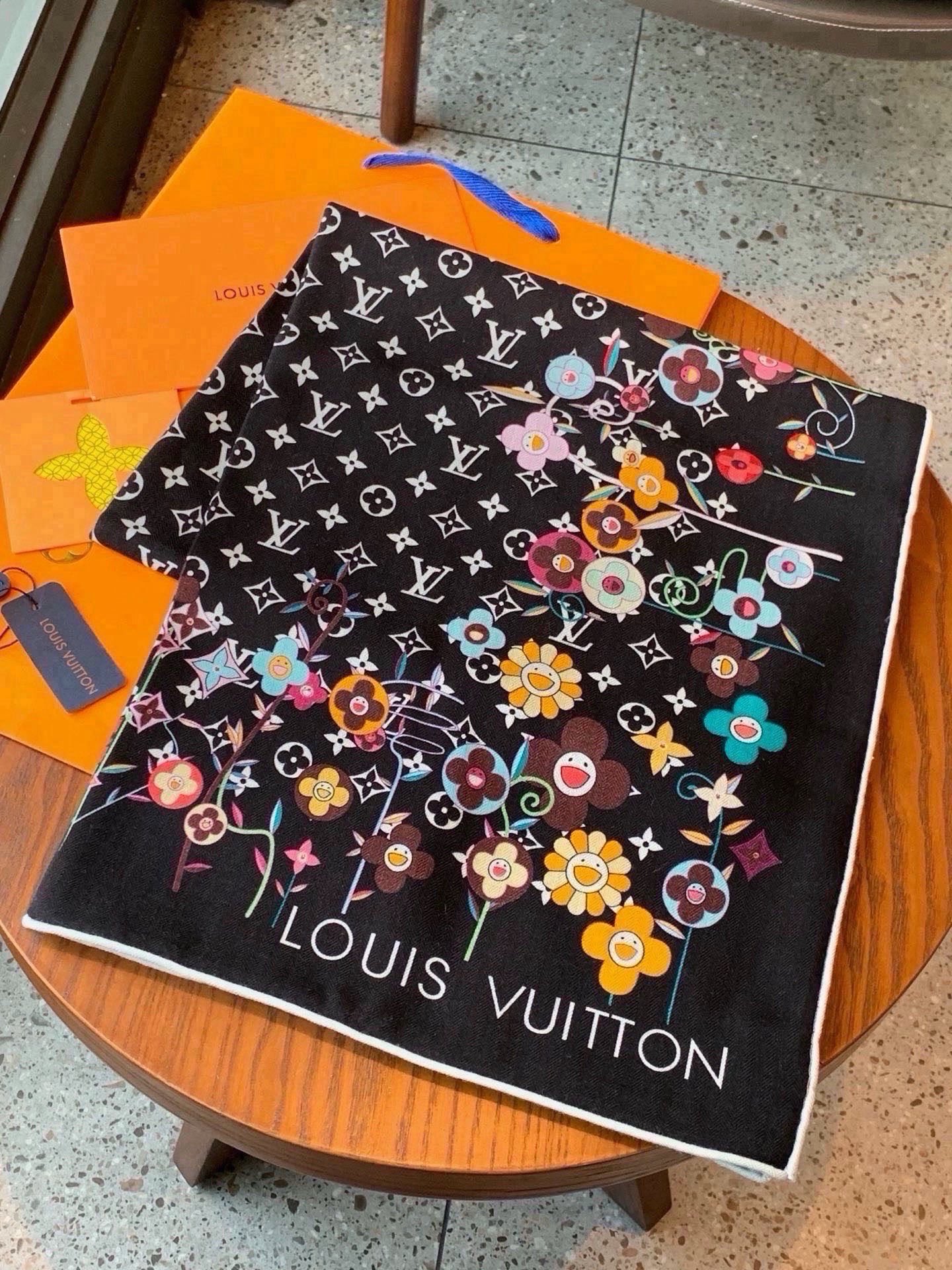 🆕   MONOGRAM INFINITY 140丝绒方巾 【140顶级丝绒双面同色】 Monogram Infinit