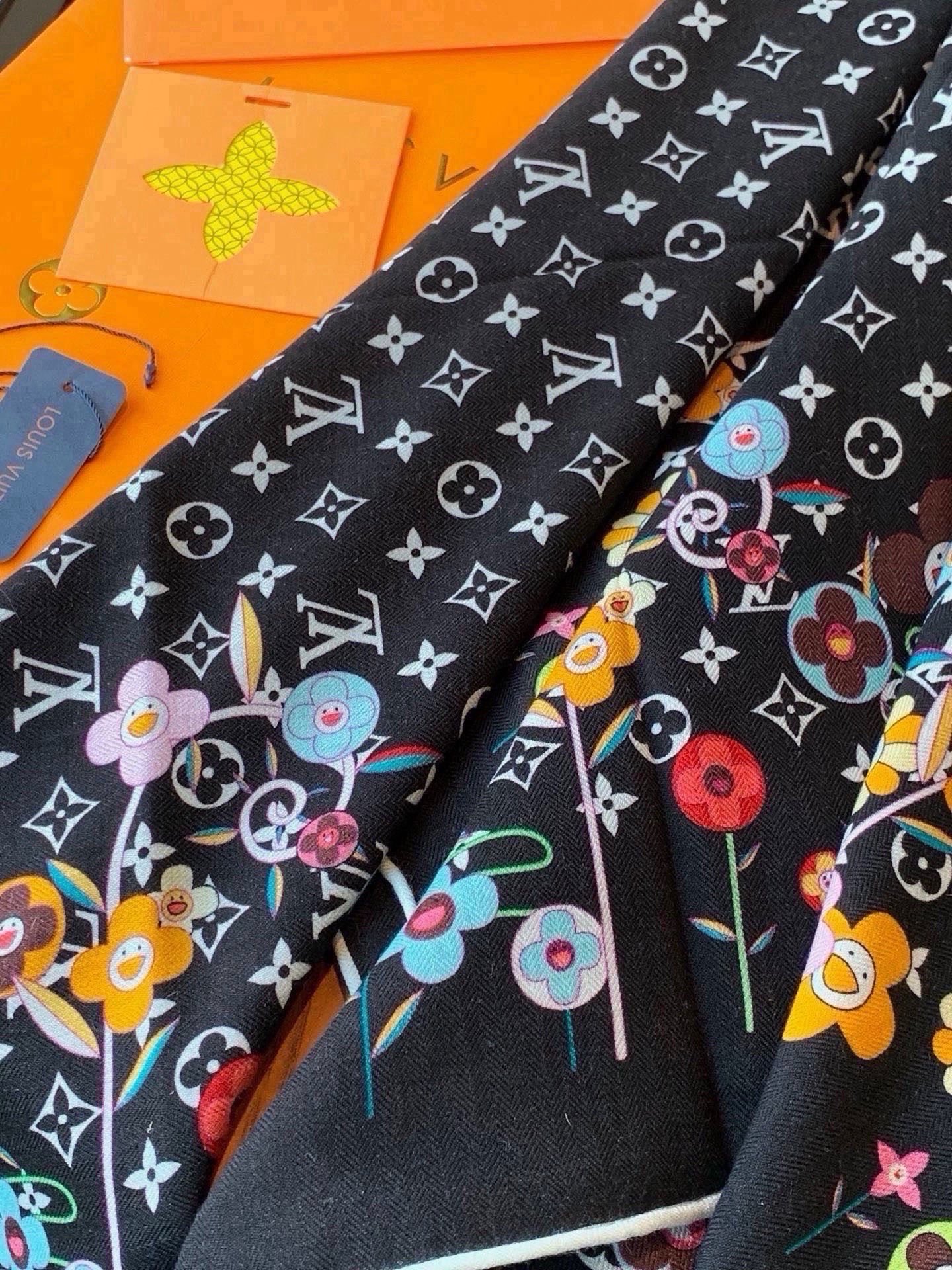 🆕   MONOGRAM INFINITY 140丝绒方巾 【140顶级丝绒双面同色】 Monogram Infinit