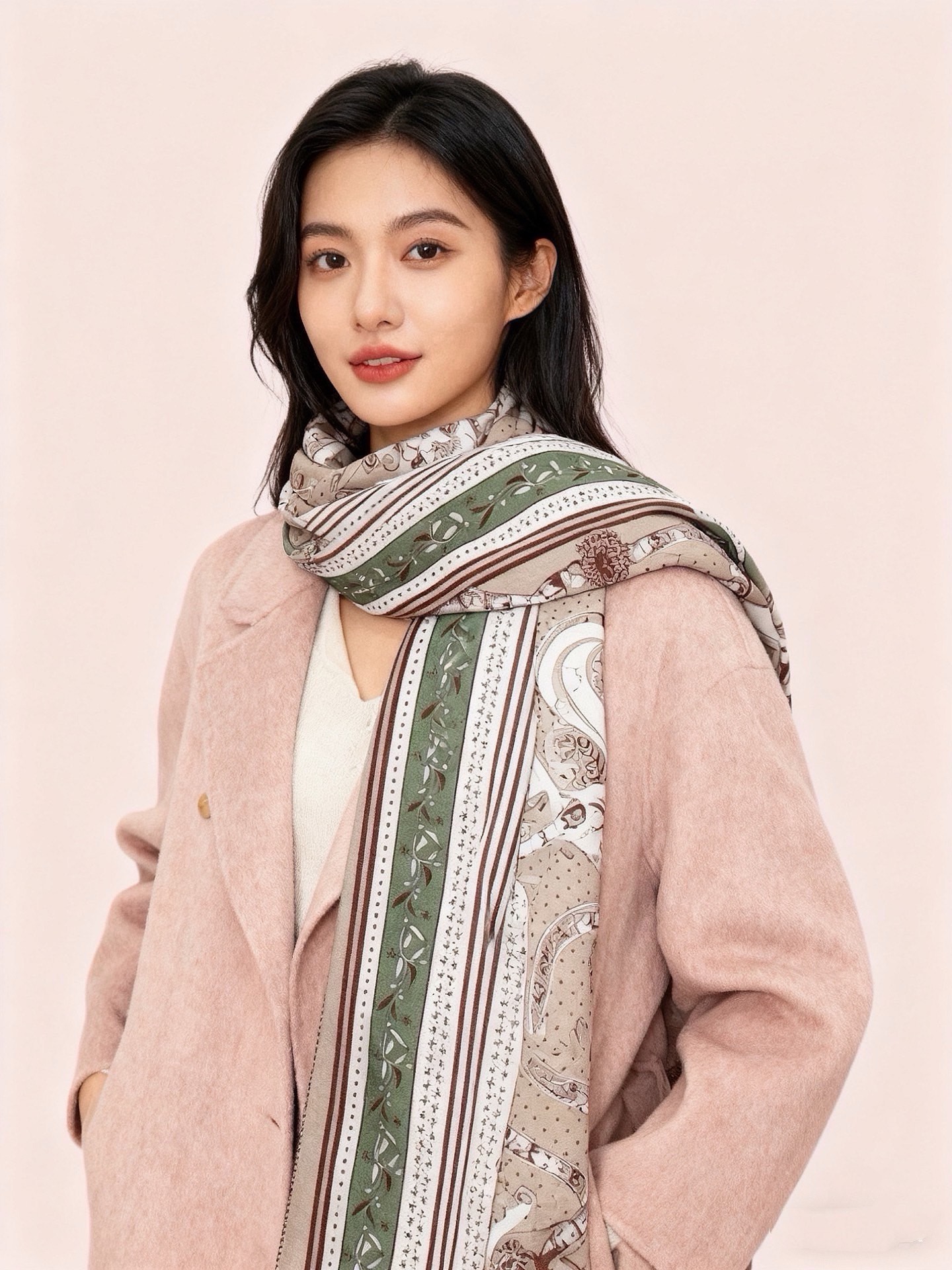 🆕 上新💕🔥丝绒方巾 【爱马仕2025春夏 亚马逊的庆典 Bandana,佩斯利花纹,生机勃勃的图案】(双面同色方巾) 🆕 上新💕🔥丝绒方巾 【爱马仕2025春夏 亚马逊的庆典 Bandana,佩斯利花纹,生机勃勃的图案】(双面同色方巾)