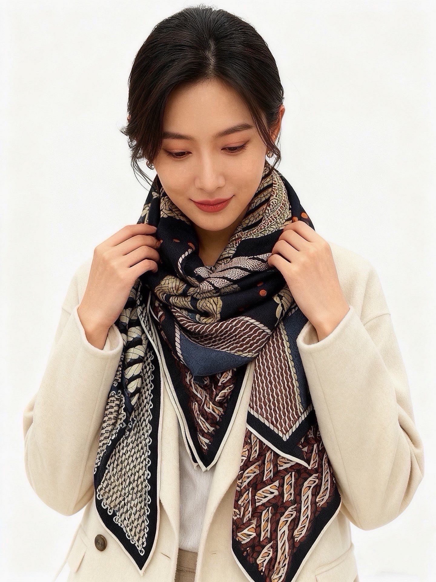 🆕  丝巾 |HERMES I Dressage Tressage Dressage Tressage | 盛装舞步 设