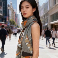 🆕 “全速前进”140双面丝绒披肩 手工卷边丝绒方巾(30%桑蚕丝70%羊绒) 这款经典单品展现强大而迷人的女性魅力精 🆕 “全速前进”140双面丝绒披肩 手工卷边丝绒方巾(30%桑蚕丝70%羊绒) 这款经典单品展现强大而迷人的女性魅力精