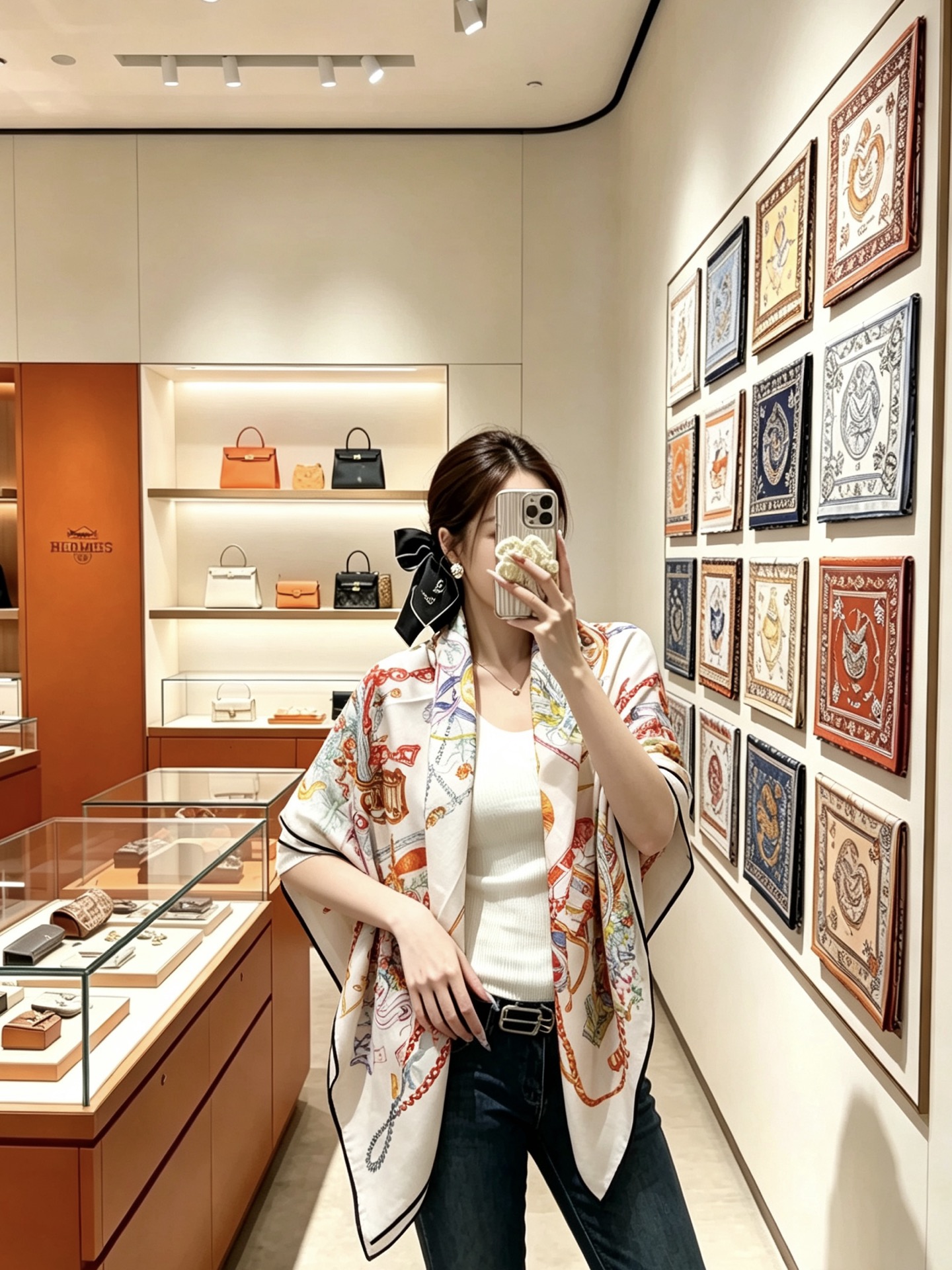 🆕  新款现货💖💖140丝绒方巾双面同色（专柜同步Hermes爱马仕）‼️抢‼️VI🆕 P推荐 ‼️下手一定要快【高端 