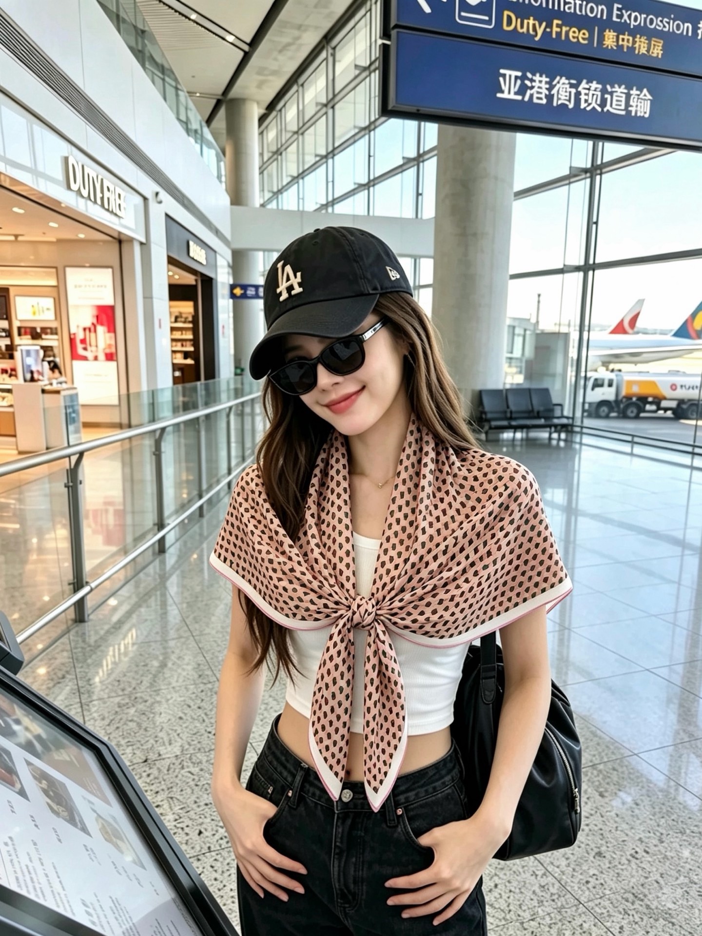 🆕   FENDI围巾 FENDI Dots桑蚕丝围巾 粉红色桑蚕丝方形围巾。饰有FENDI Dots图案，由与对角条纹