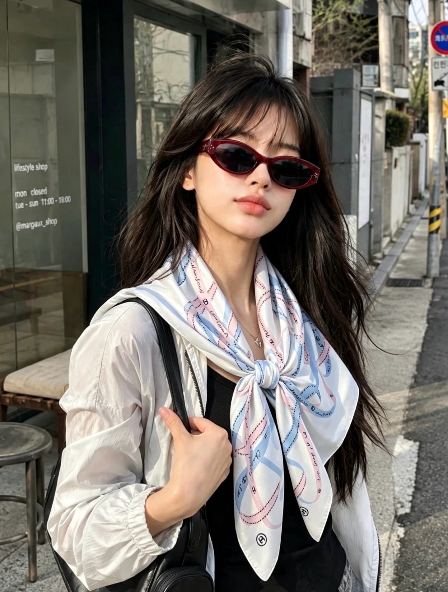 🆕   Chanel 26c~ 【18mm顶级双面真丝印花丝巾】 设计元素主要丝带、品牌logo 非常经典的设计、不挑人