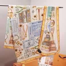 🆕 LV x TM 140披肩 【140顶级丝绒双面同色披肩】 本款L Multicolor披肩出自路易威登与知名日本 🆕 LV x TM 140披肩 【140顶级丝绒双面同色披肩】 本款L Multicolor披肩出自路易威登与知名日本