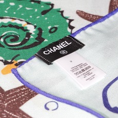 🆕 Chanel 🌊✨🐚💙Coco Beach 140双面丝绒披肩 26秋冬新品~ 被它的印花治愈,Coco Bea 🆕 Chanel 🌊✨🐚💙Coco Beach 140双面丝绒披肩 26秋冬新品~ 被它的印花治愈,Coco Bea