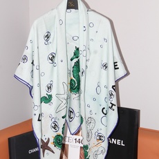 🆕 Chanel 🌊✨🐚💙Coco Beach 140双面丝绒披肩 26秋冬新品~ 被它的印花治愈,Coco Bea 🆕 Chanel 🌊✨🐚💙Coco Beach 140双面丝绒披肩 26秋冬新品~ 被它的印花治愈,Coco Bea