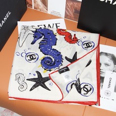 🆕 Chanel 🌊✨🐚💙Coco Beach 140双面丝绒披肩 26秋冬新品~ 被它的印花治愈,Coco Bea 🆕 Chanel 🌊✨🐚💙Coco Beach 140双面丝绒披肩 26秋冬新品~ 被它的印花治愈,Coco Bea