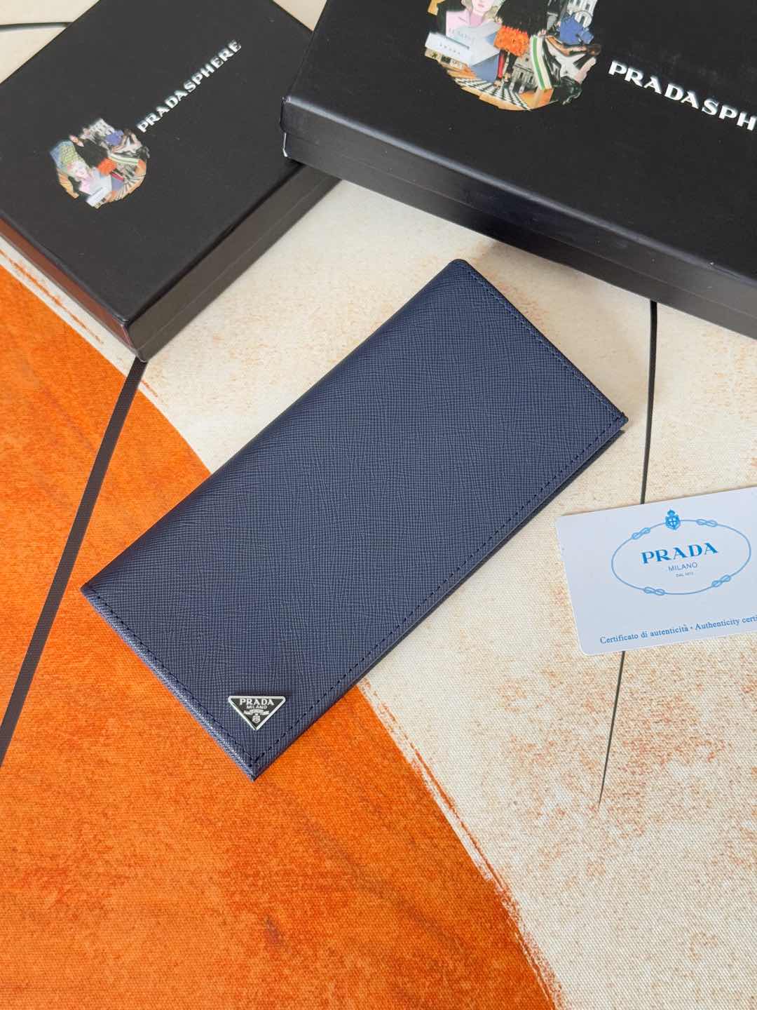 ZPクラシックスーツクリップ財布 - シンプルでスタイリッシュなブルー