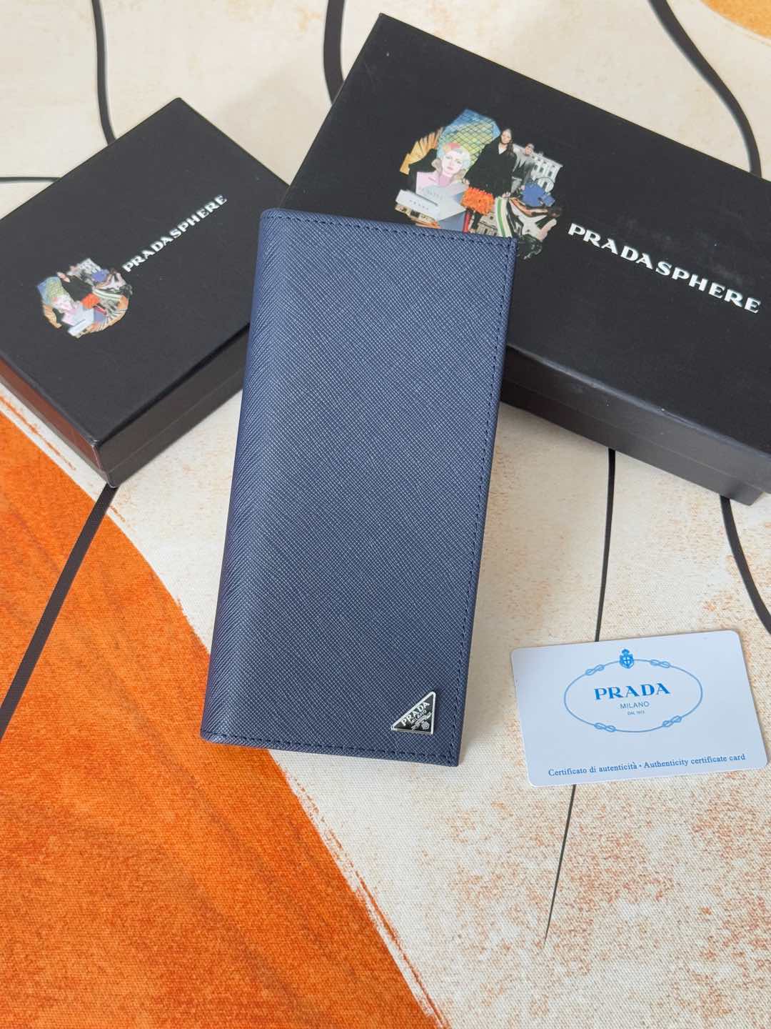 ZPクラシックスーツクリップ財布 - シンプルでスタイリッシュなブルー