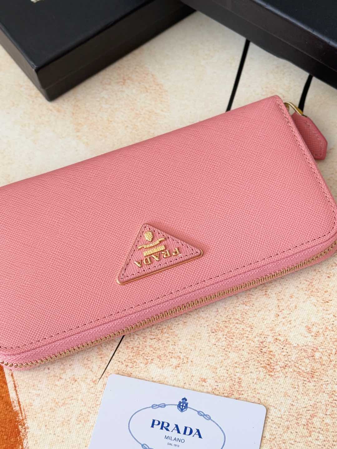 ZPクラシック小型単拉链財布 - イタリア製高級牛皮使用