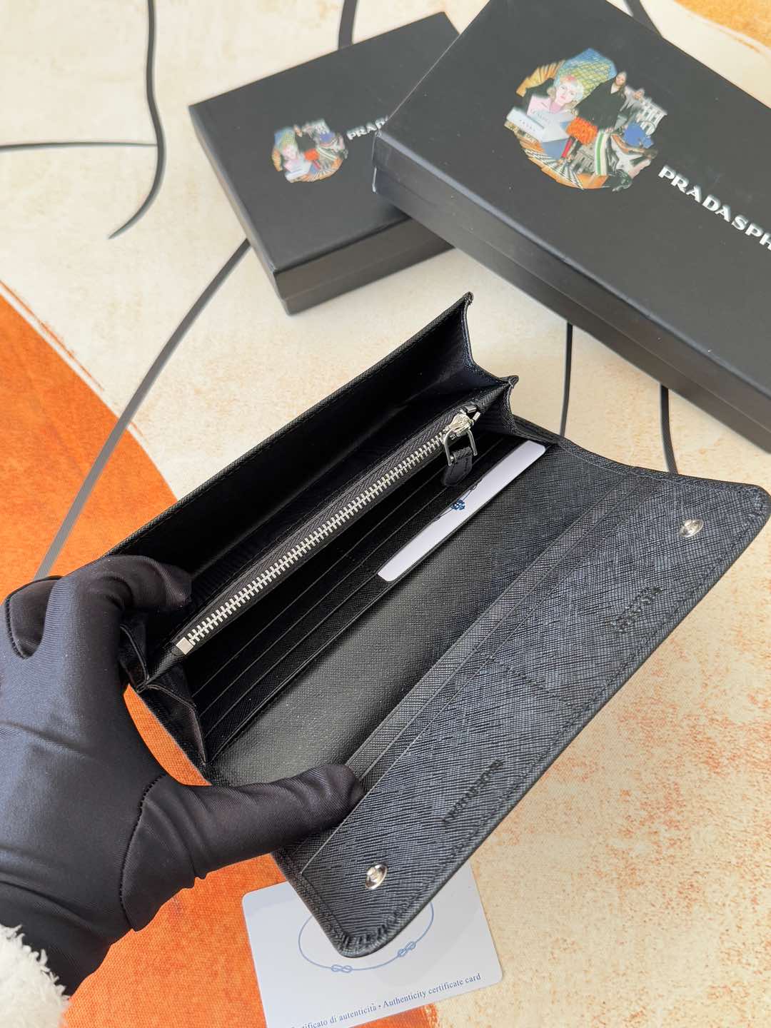 プラダ LM1132 クラシックバッグ - 高品質な原版十字纹レザー