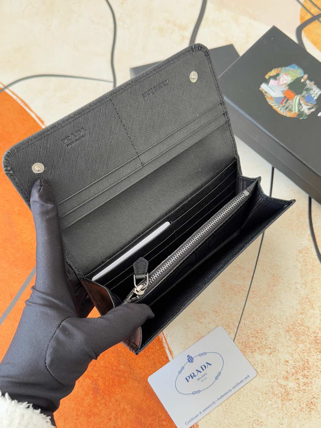 プラダ LM1132 バッグ - 専柜品質の金色五金と原版十字纹